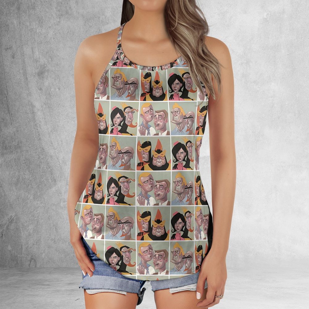 Criss Cross Tank Top - 28C5P7HJ -  - 2