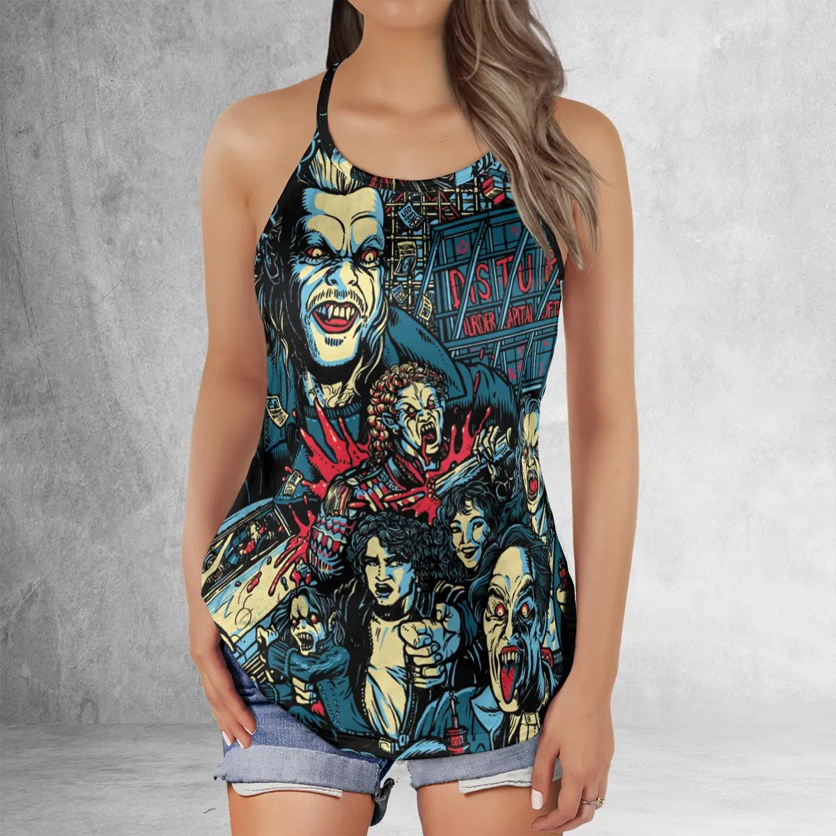 Criss Cross Tank Top - CW4YEQDM