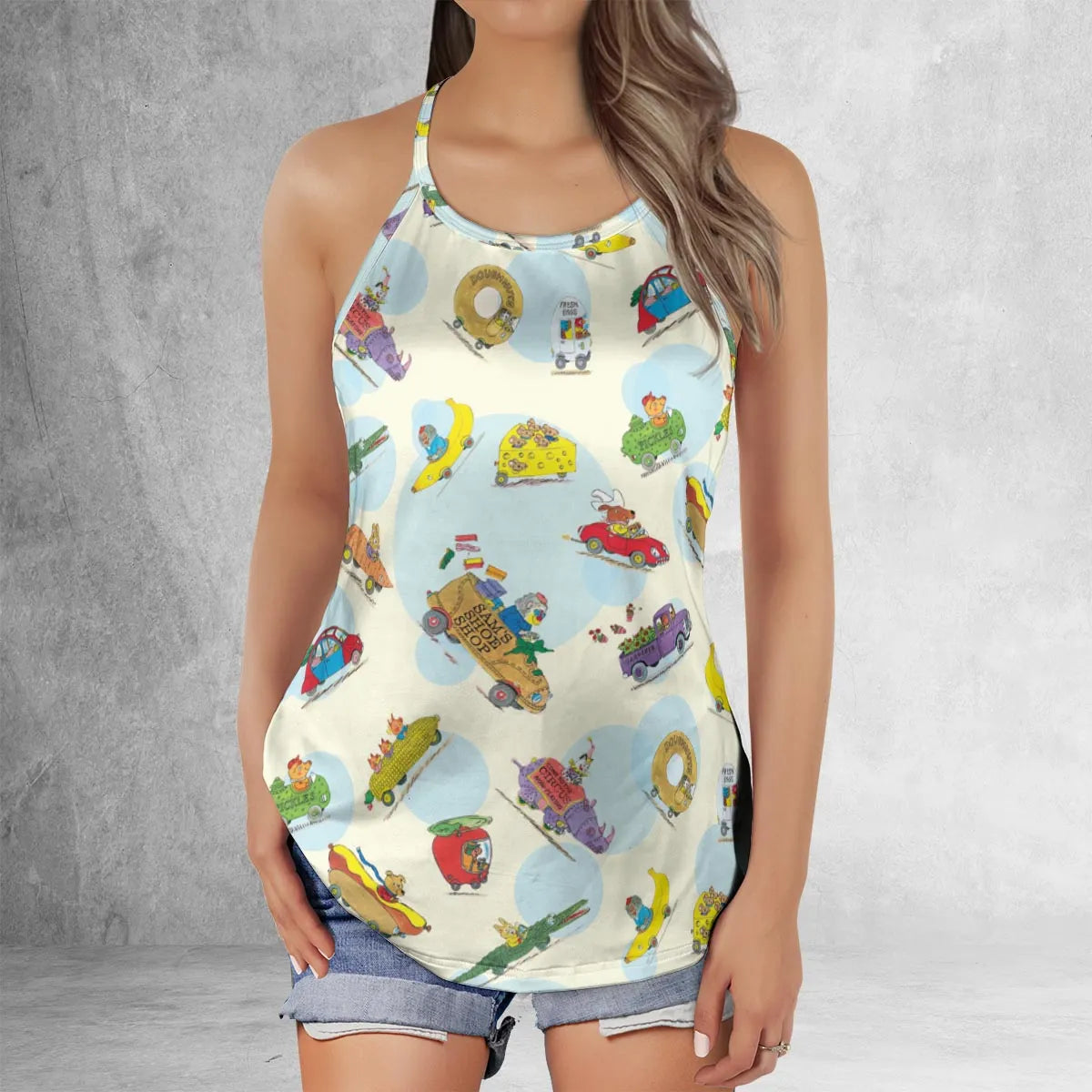 Criss Cross Tank Top - VCKJPHXE