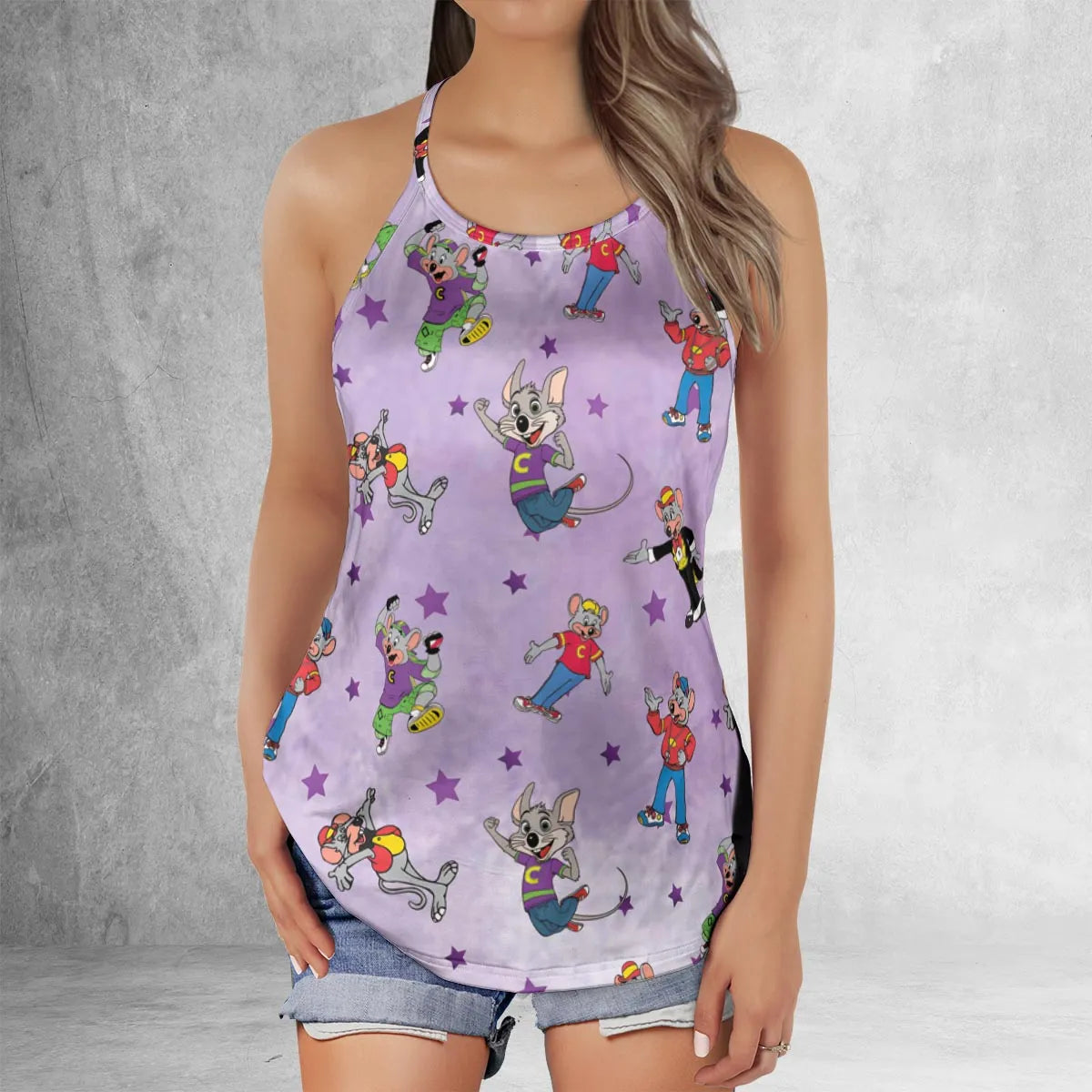Criss Cross Tank Top - BB44UZTH