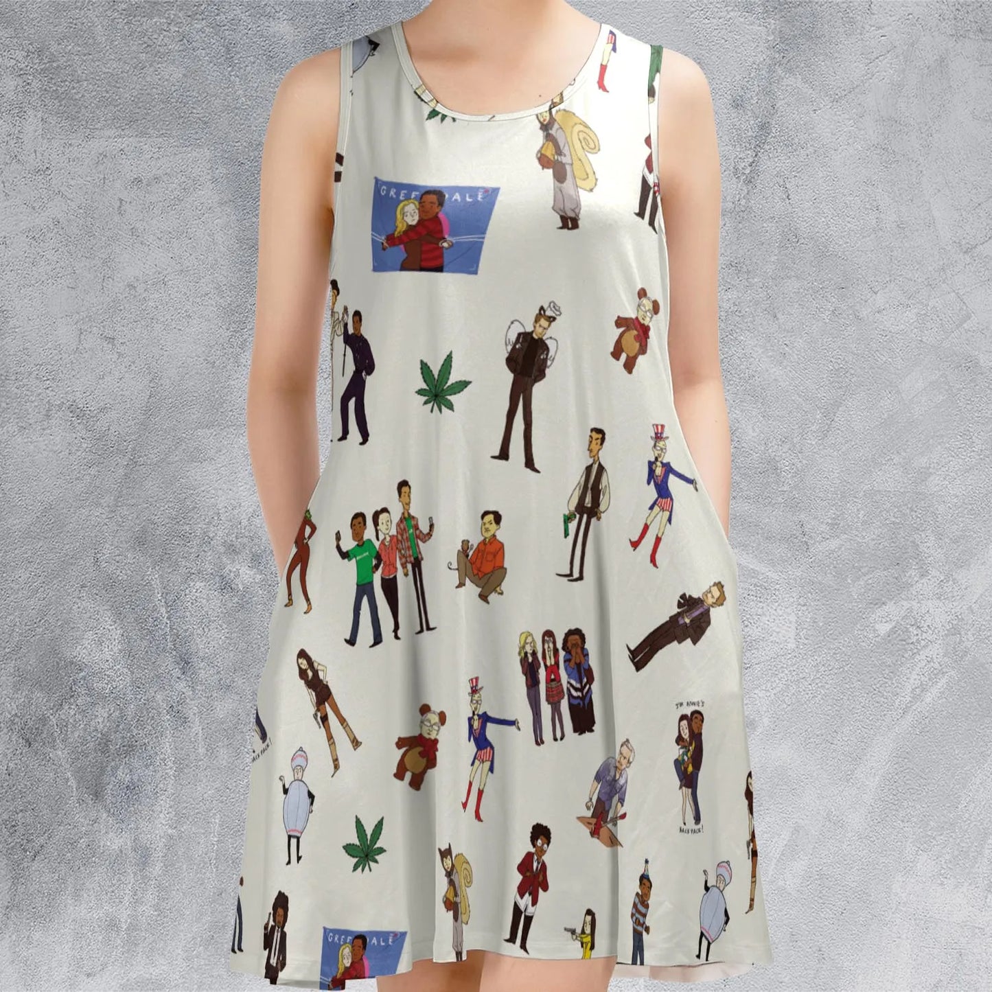 Sleeveless Dress - XAHVWTQM