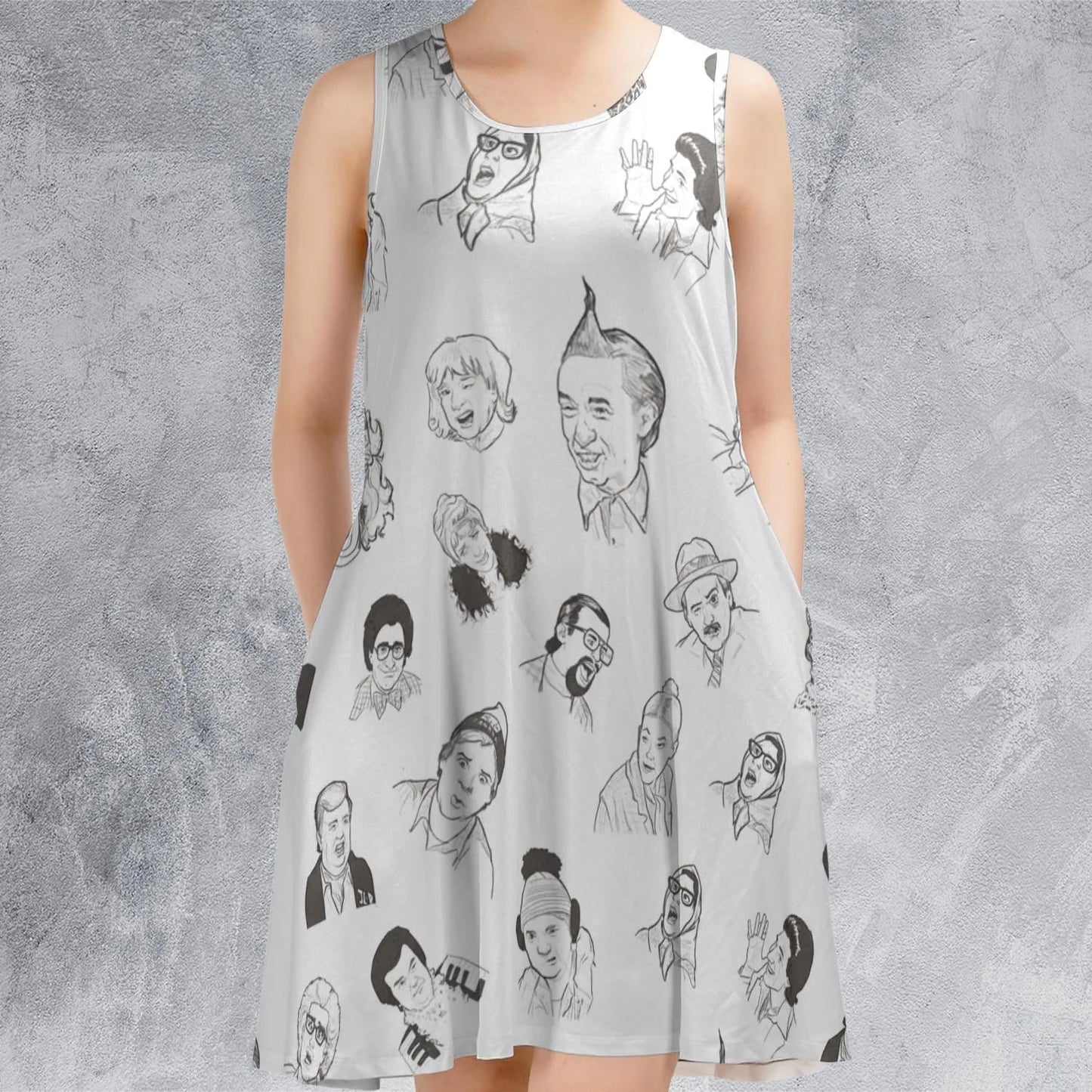 Sleeveless Dress - DWWEJQTA