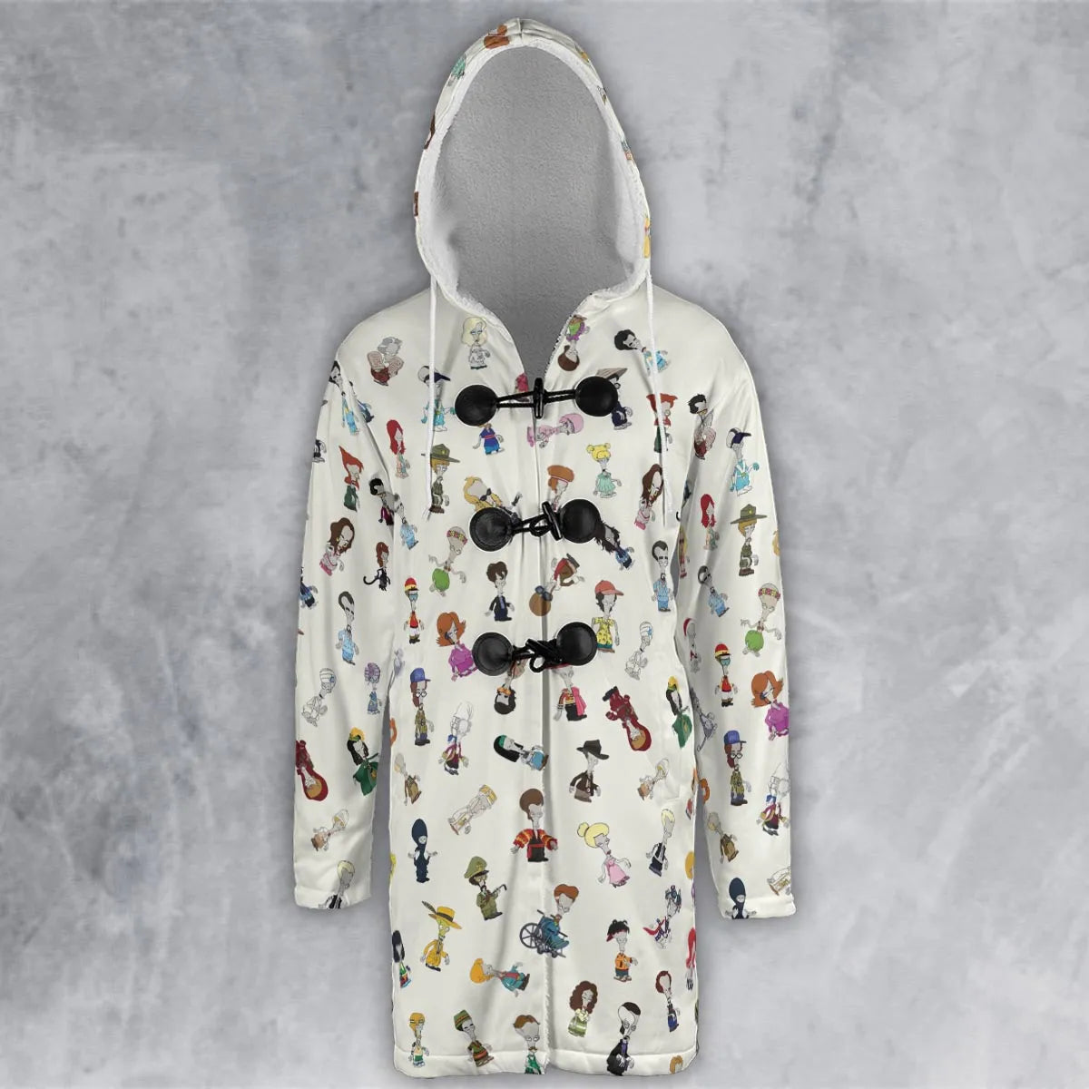 Hooded Cloak Coat - HLKYST2F