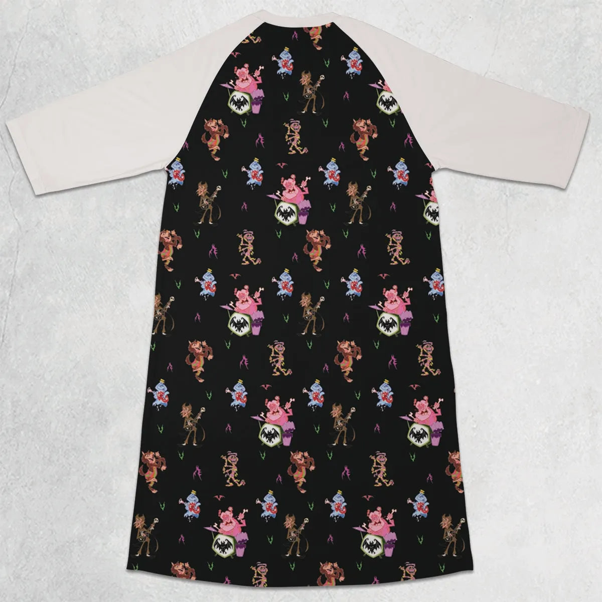 3/4 Sleeve Raglan Dress - BTMYNQAC