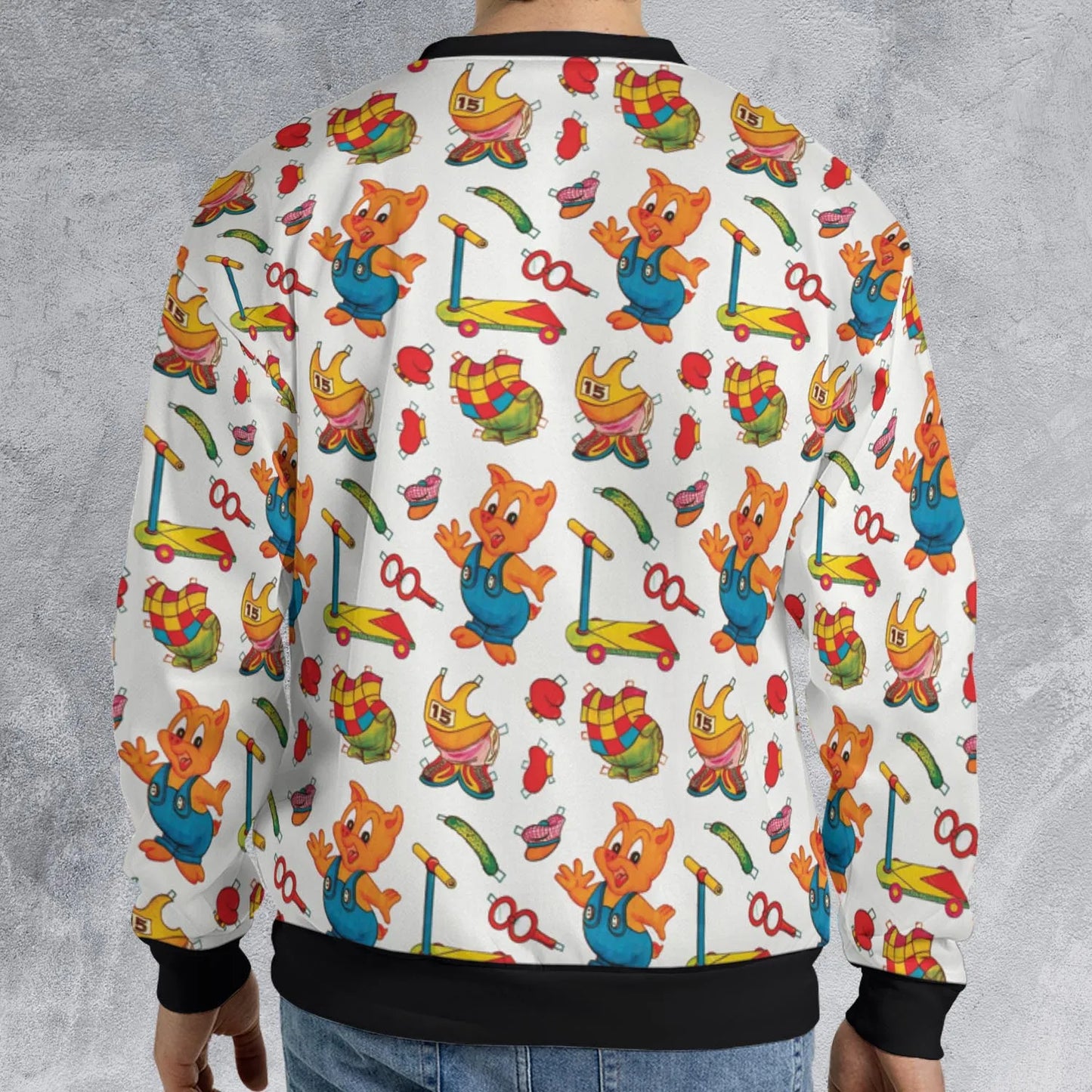 All-over Print Sweatshirt - E2JXHN5K
