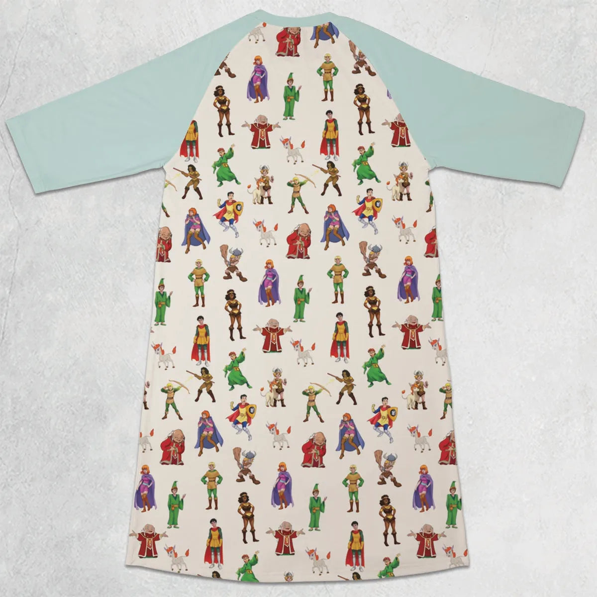 3/4 Sleeve Raglan Dress - 5UHEWAHN