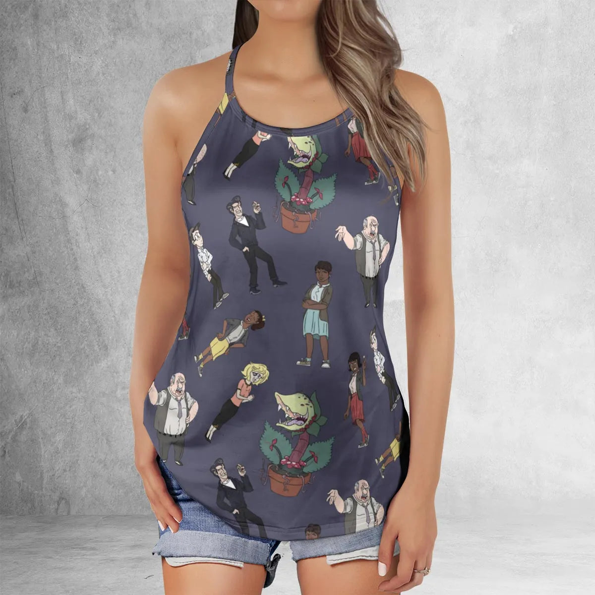 Criss Cross Tank Top - S1NTPD1E