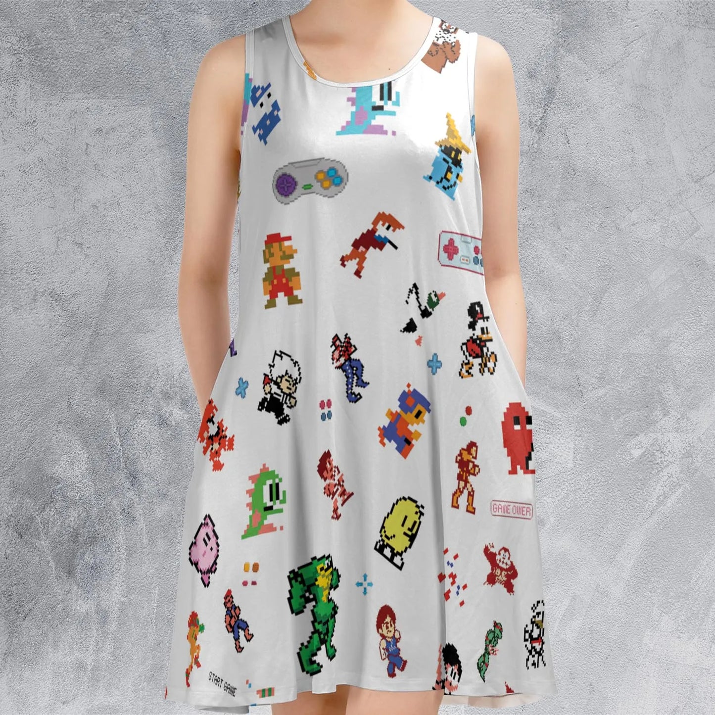 Sleeveless Dress - 1L8UM3L5