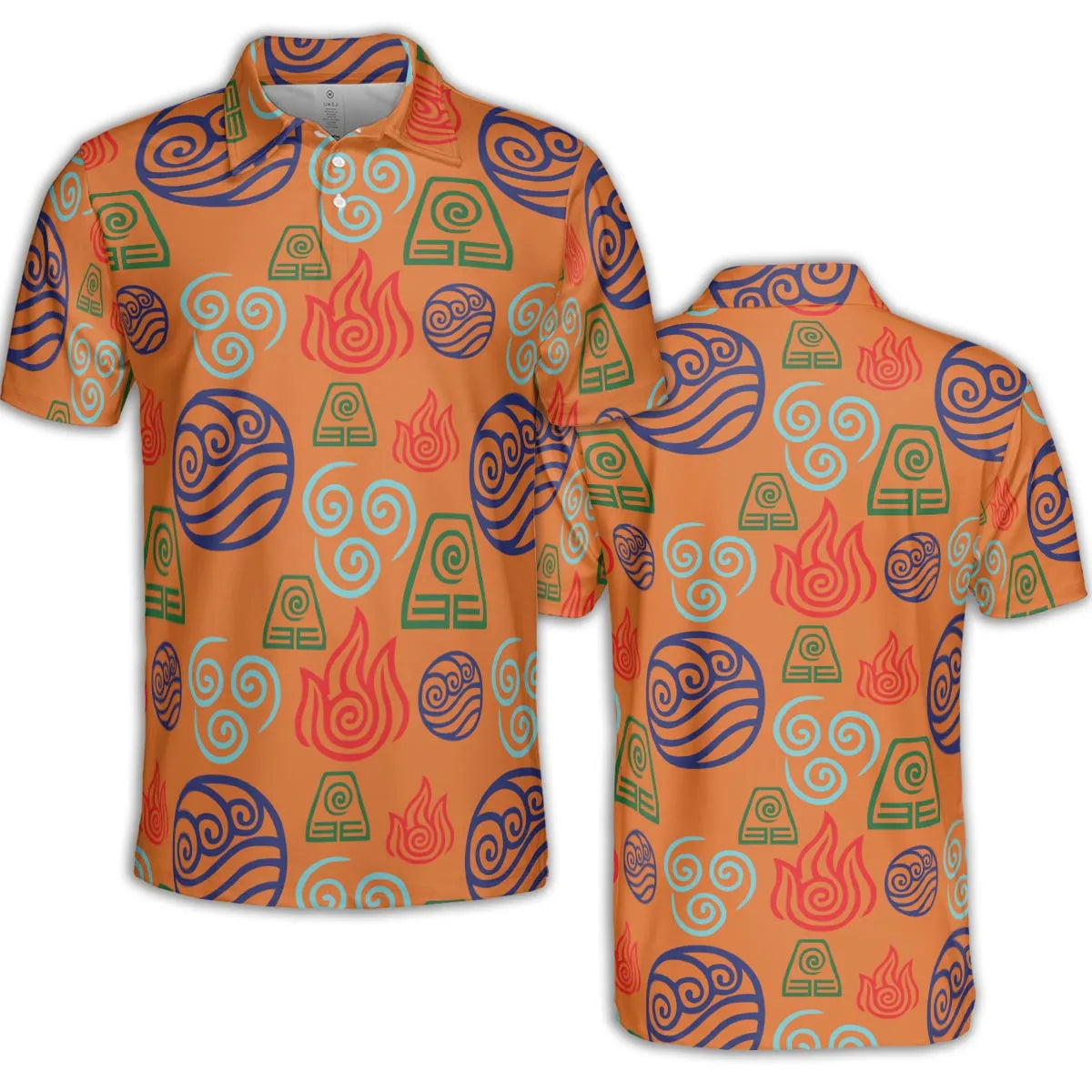 AOP Men/Women Polo Shirt - PKUEKTYG