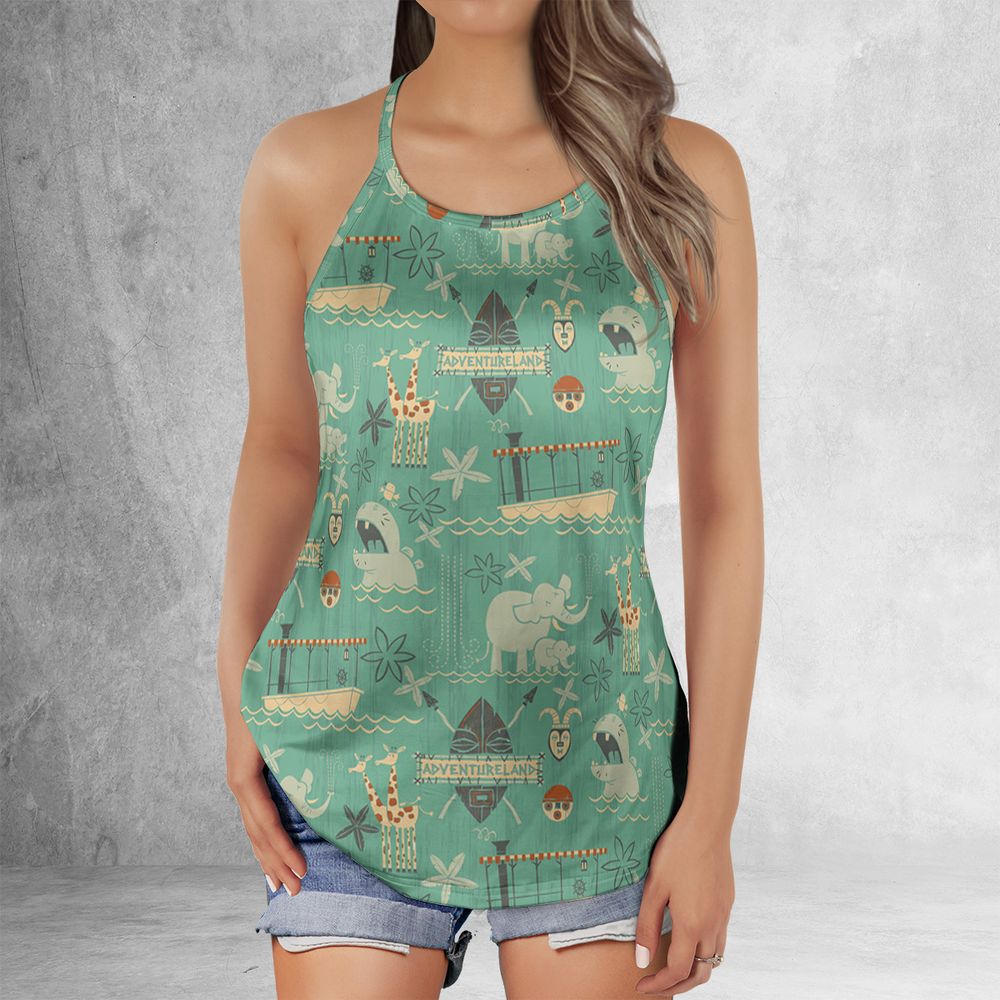 Criss Cross Tank Top - 48CB7RNT -  - 2