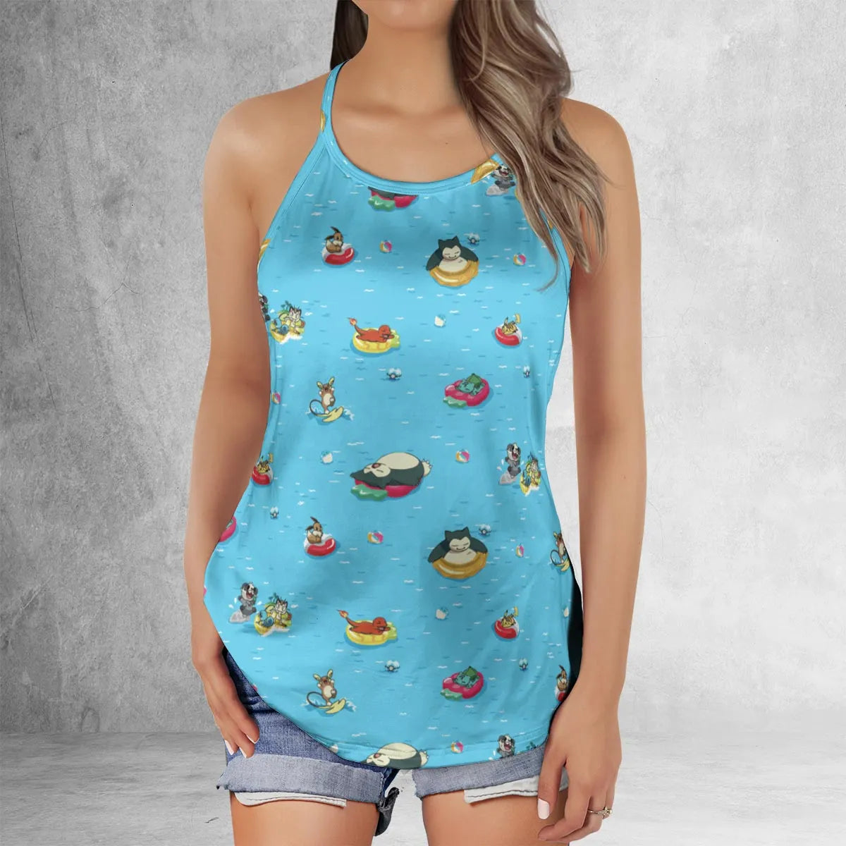 Criss Cross Tank Top - GGJMUEPH