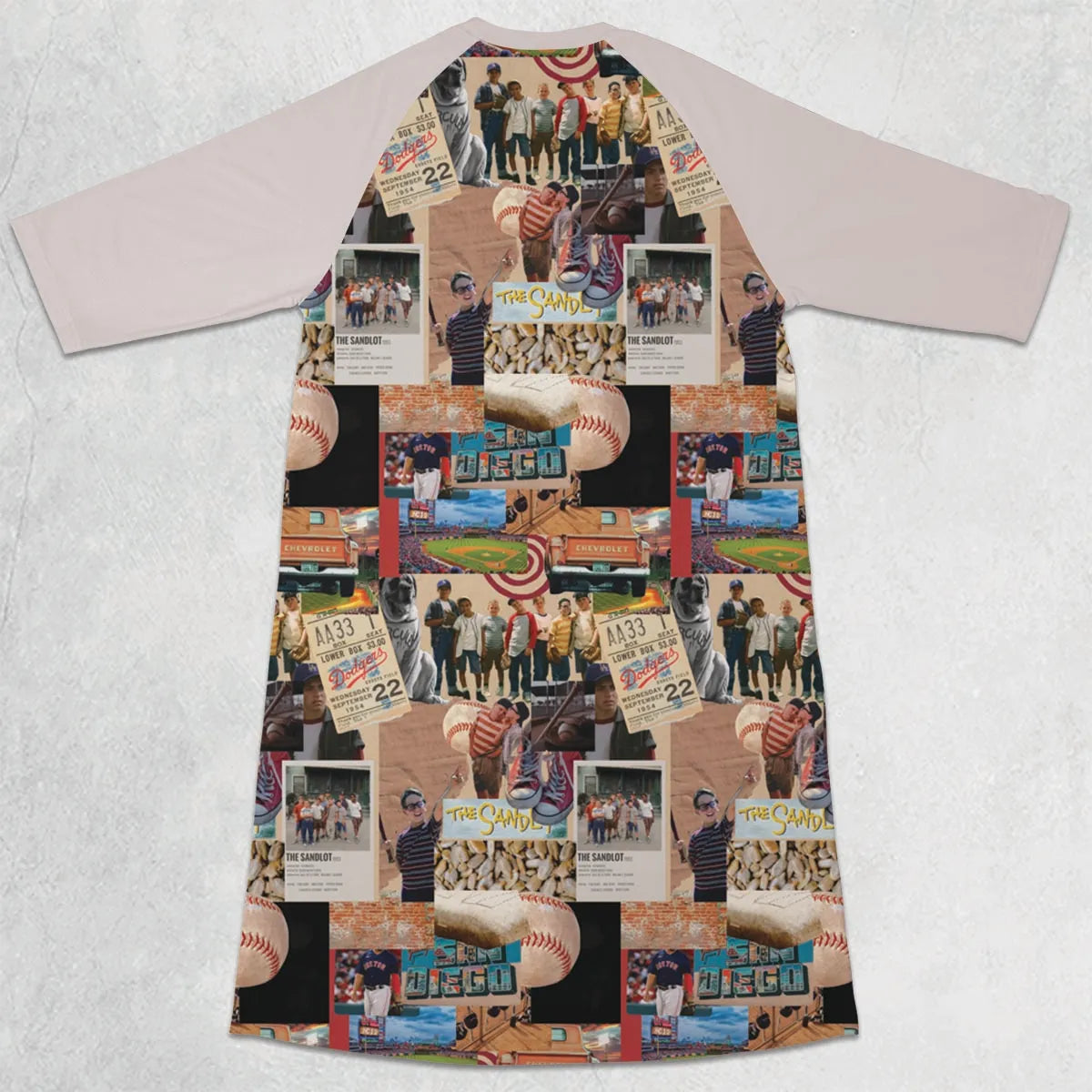 3/4 Sleeve Raglan Dress - 7ELJ9YV9