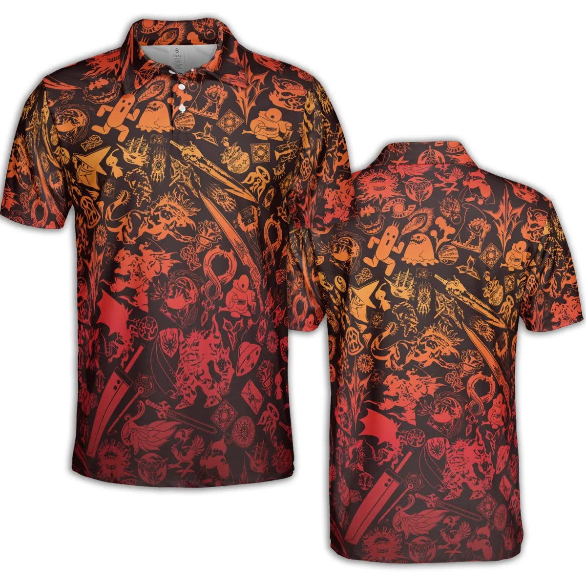 AOP Men/Women Polo Shirt - NGJQKTMS