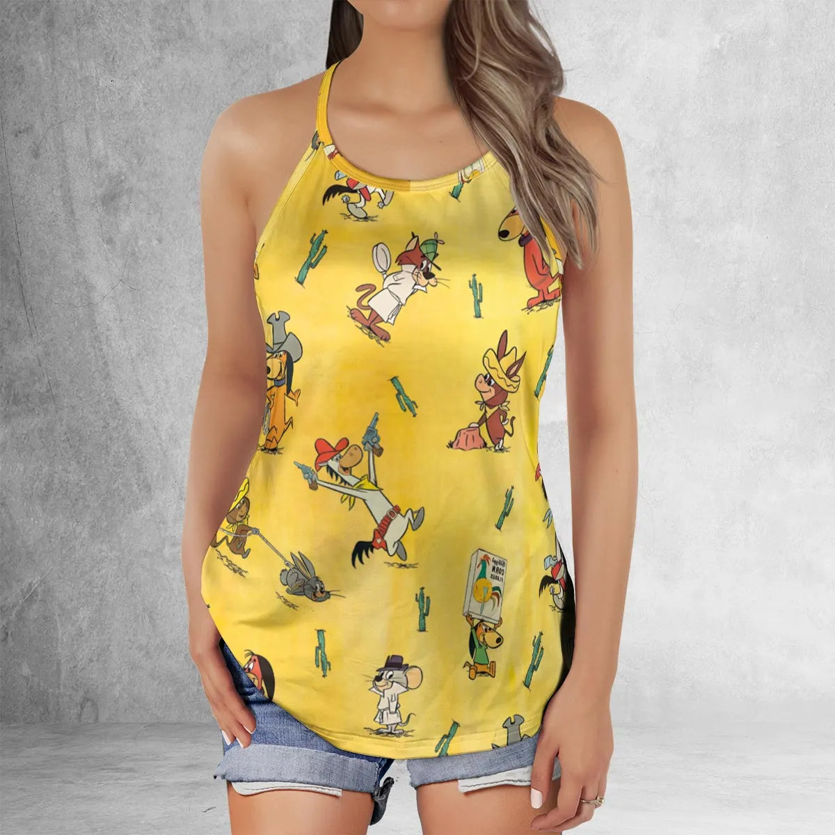 Criss Cross Tank Top - XE8UCL7K