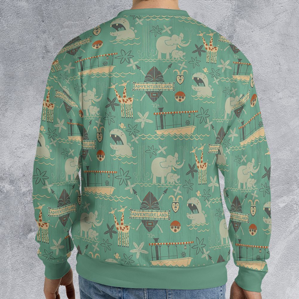All-over Print Sweatshirt - Q174B5W1 -  - 2