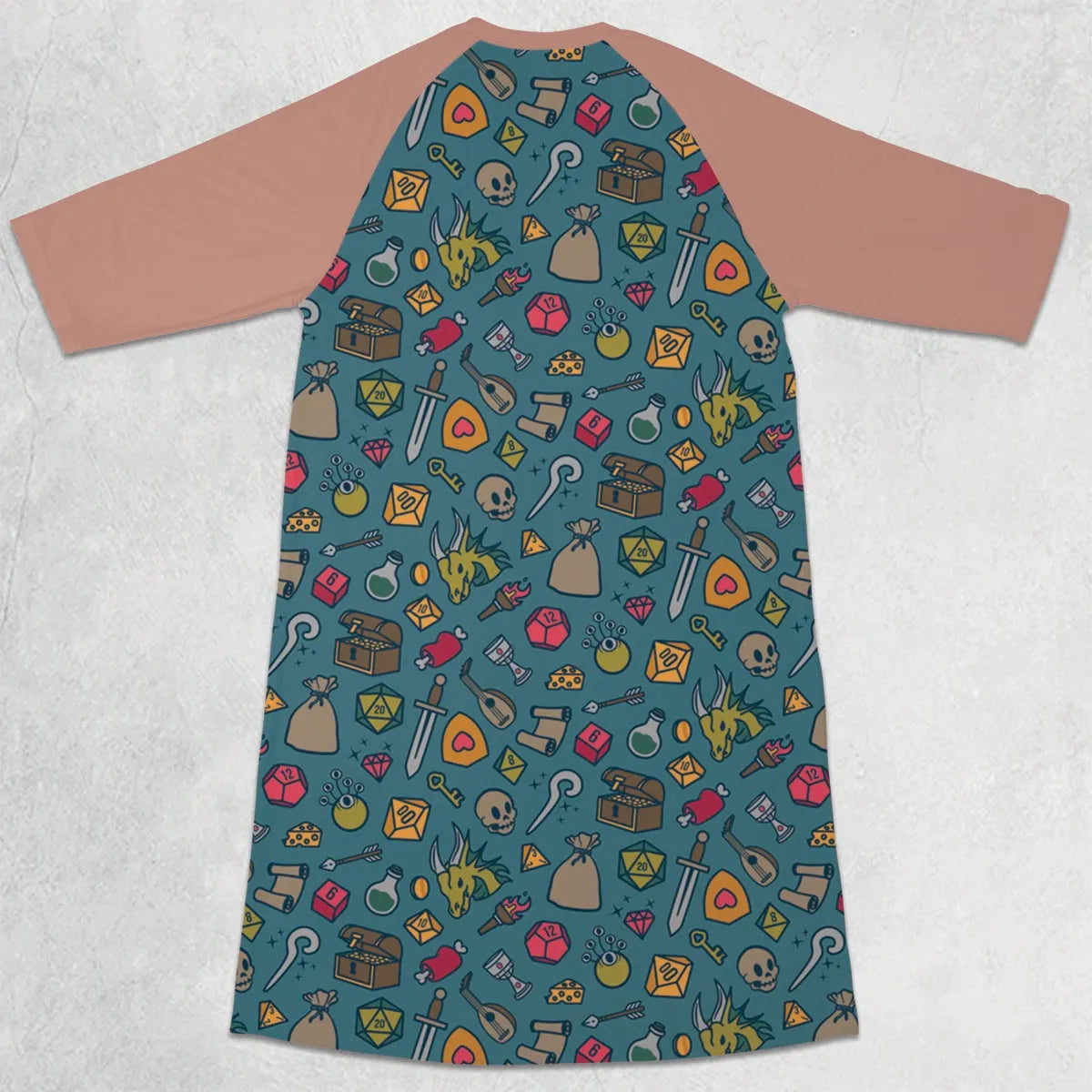 3/4 Sleeve Raglan Dress - 6JJLBJHP