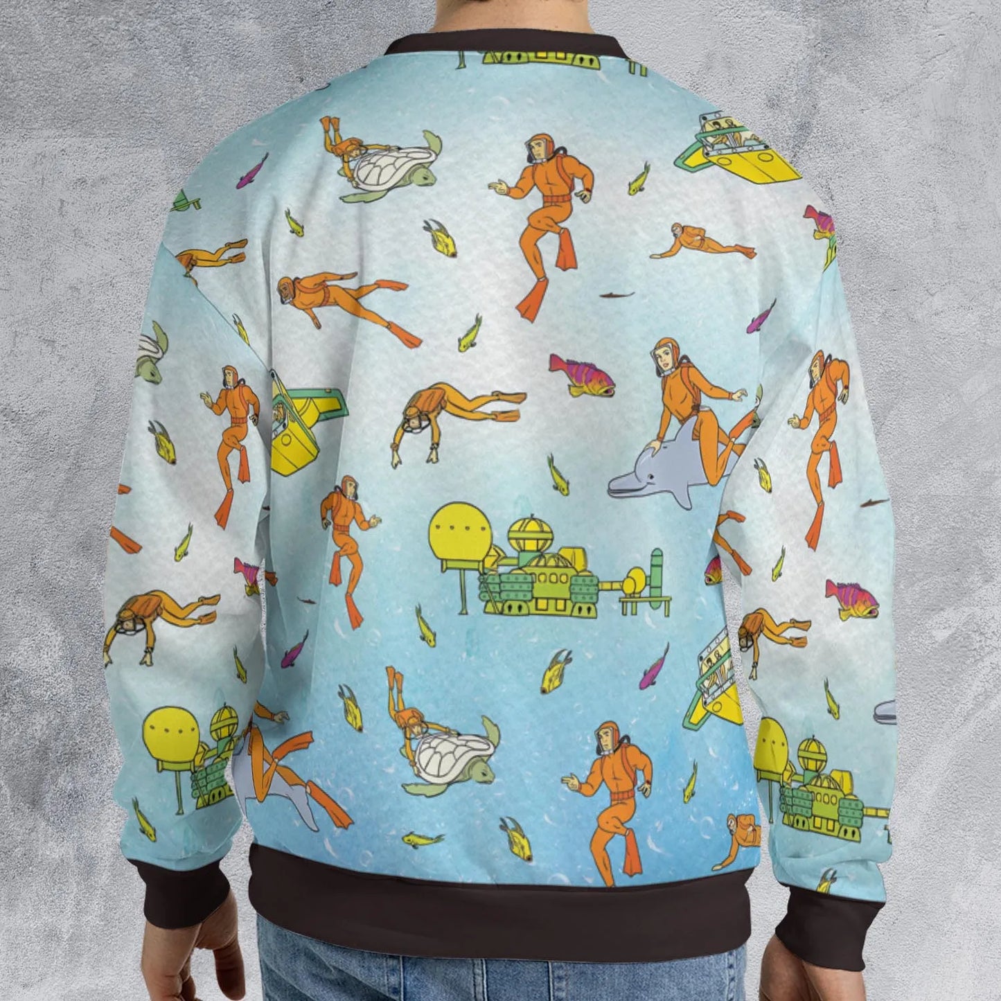 All-over Print Sweatshirt - YE4WVSU5