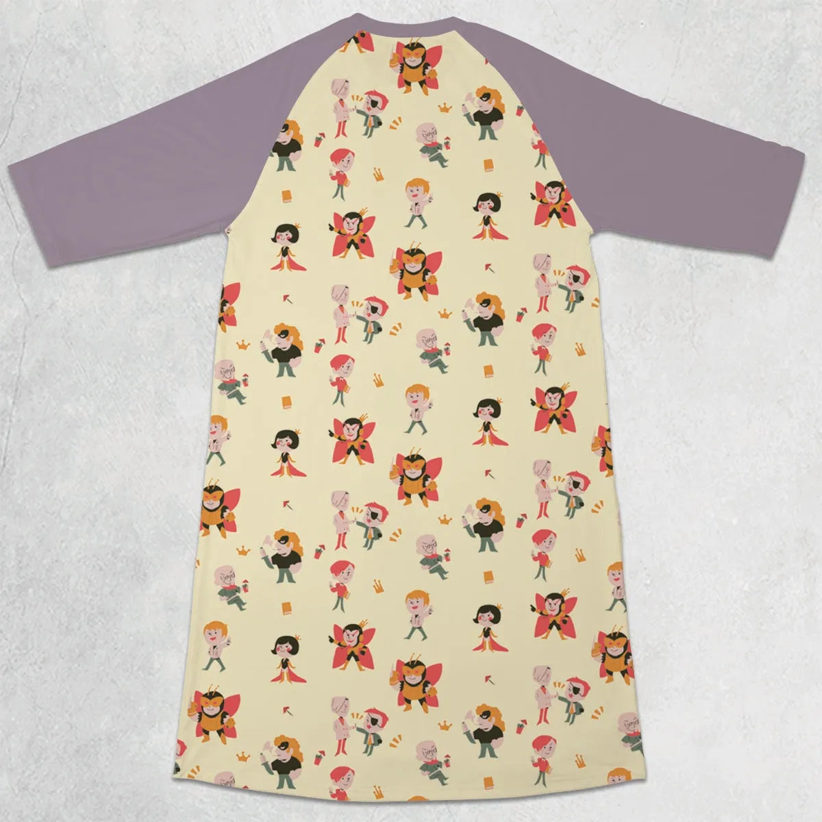 3/4 Sleeve Raglan Dress - HQKG1BAP