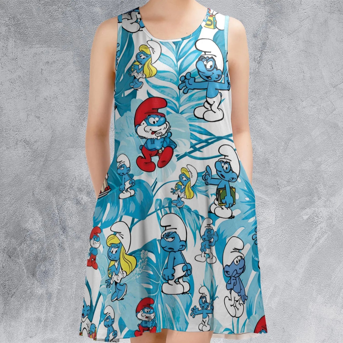 Sleeveless Dress - YE94DFHY