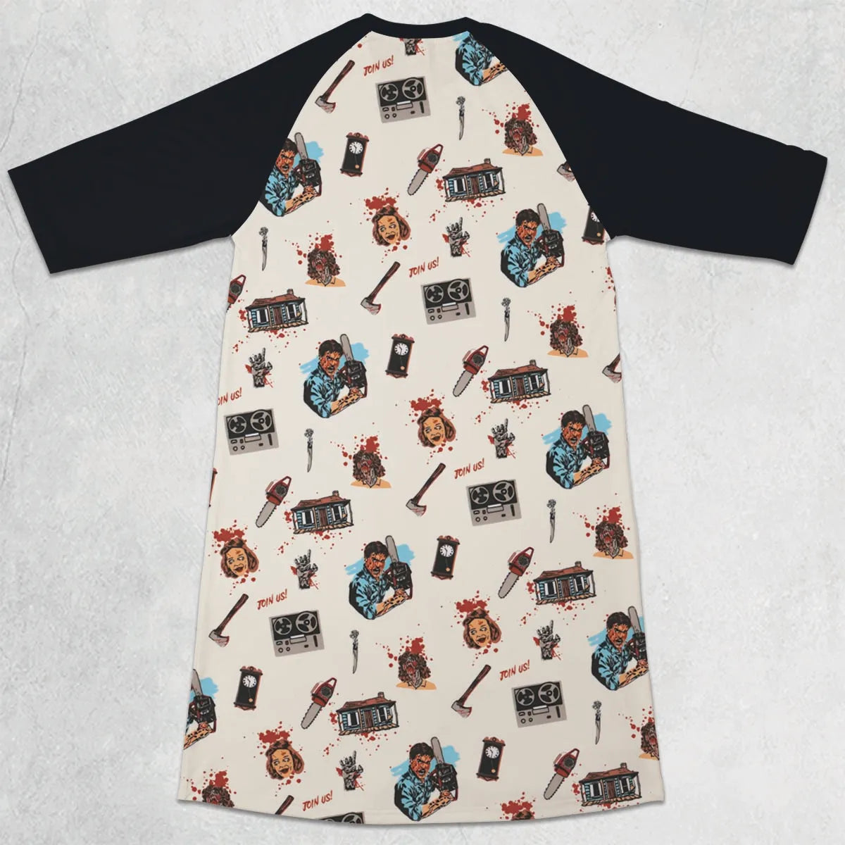 3/4 Sleeve Raglan Dress - M4KLQ24D