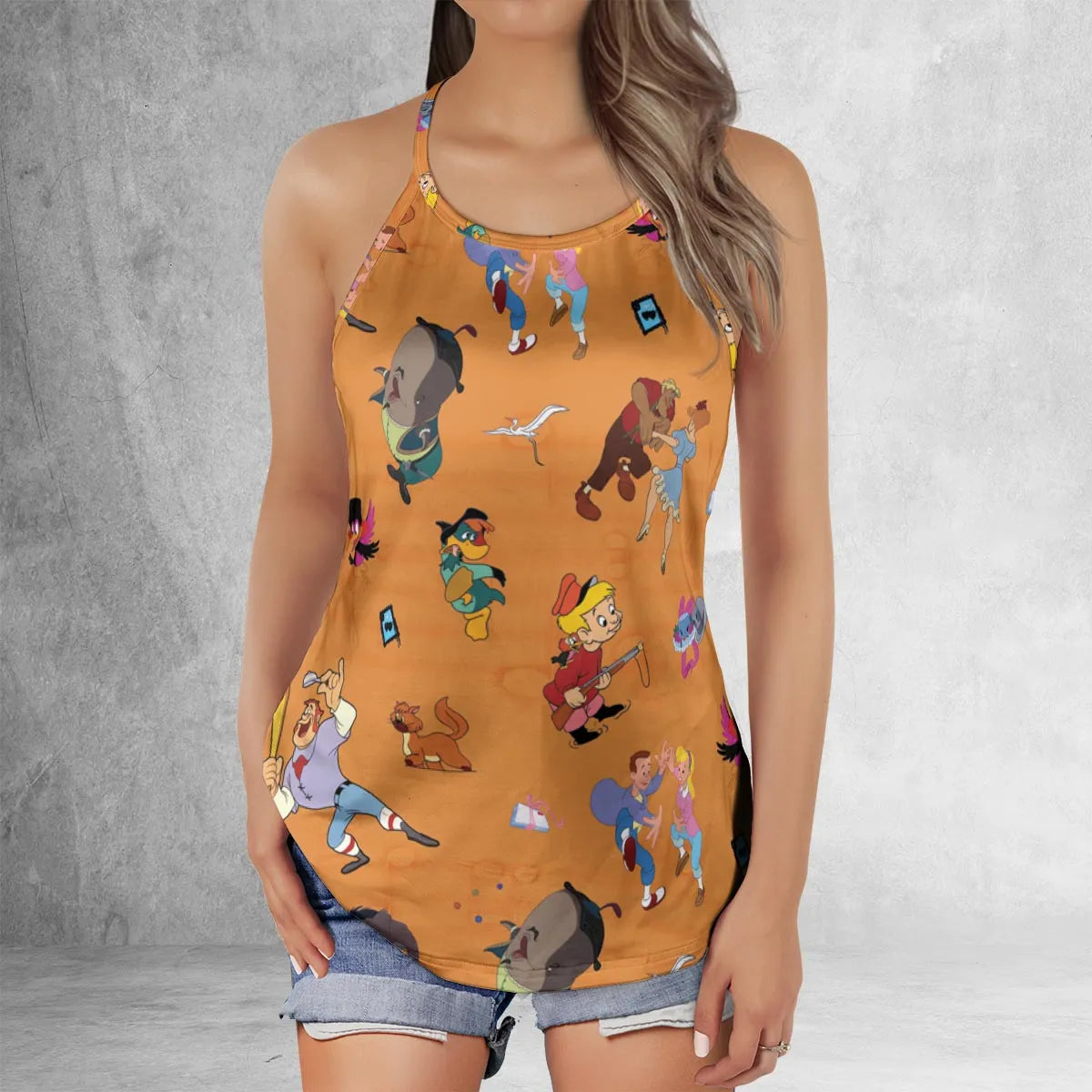 Criss Cross Tank Top - YNSGND34