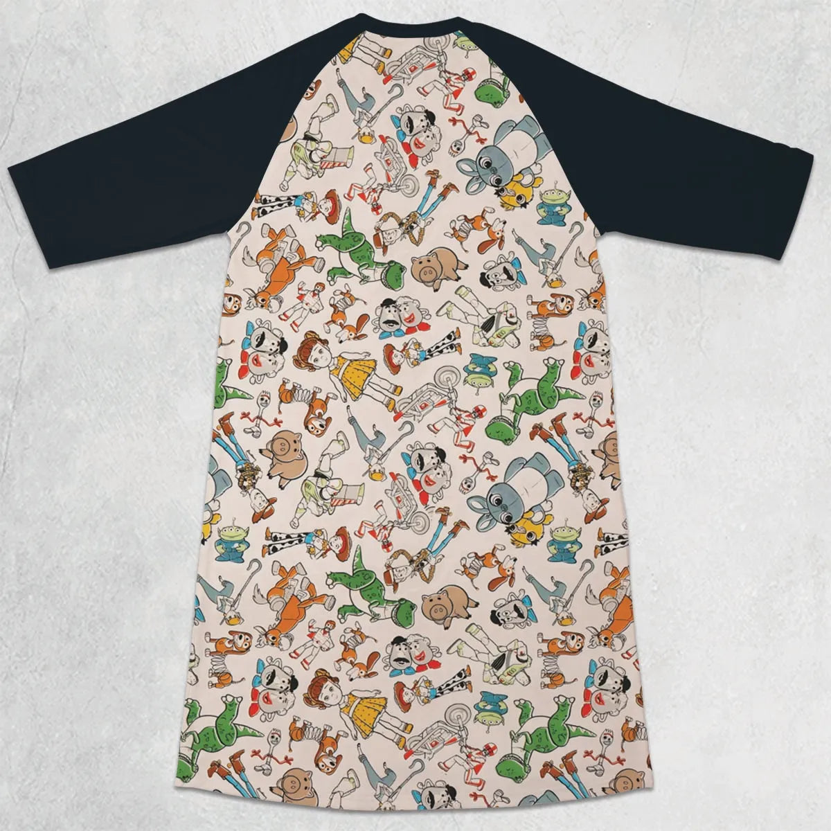 3/4 Sleeve Raglan Dress - HZAV6CT6