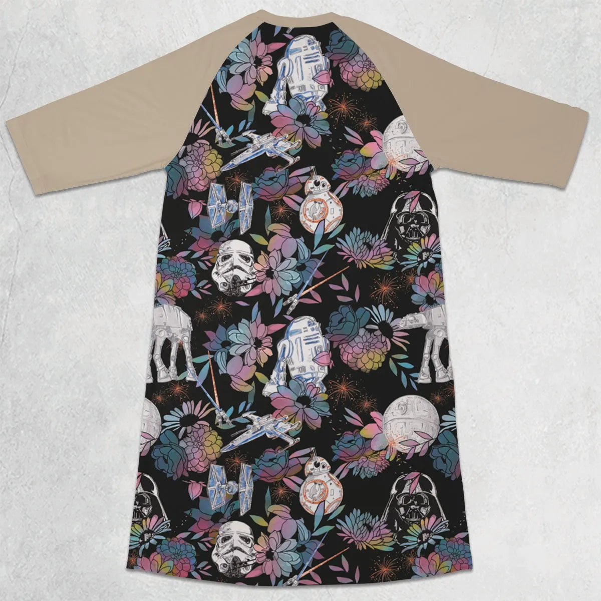 3/4 Sleeve Raglan Dress - LFUXB62H