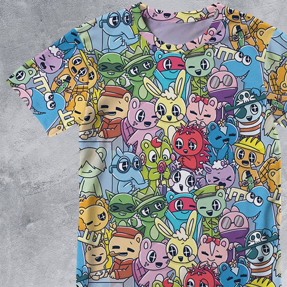 All-Over Print Unisex T-Shirt - T6V4L257 -  - 2