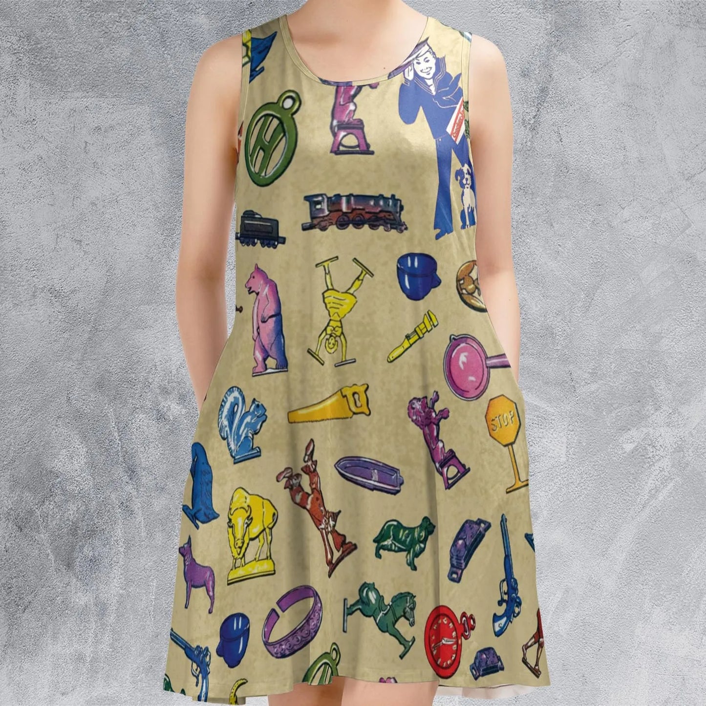Sleeveless Dress - L5Q9ZM8M