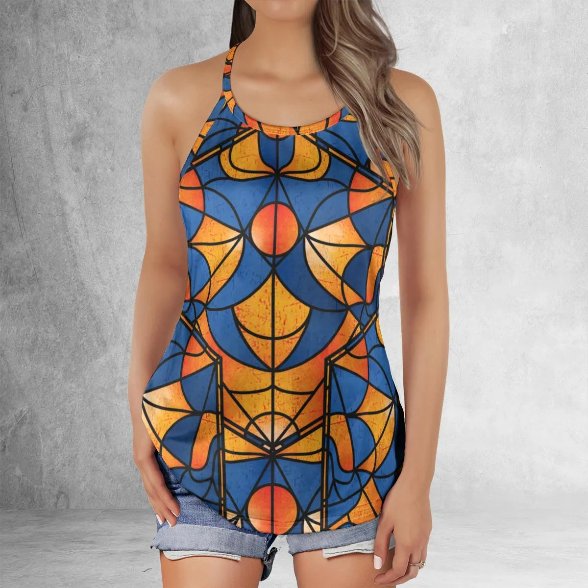 Criss Cross Tank Top - RL5JLA48