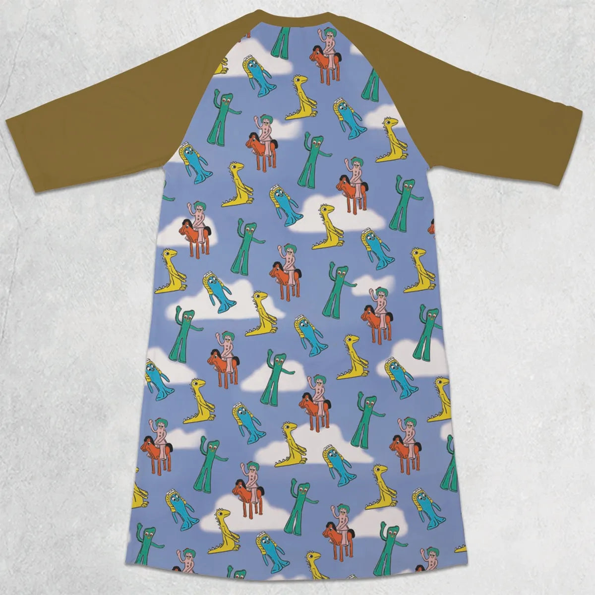 3/4 Sleeve Raglan Dress - X96PAFUU