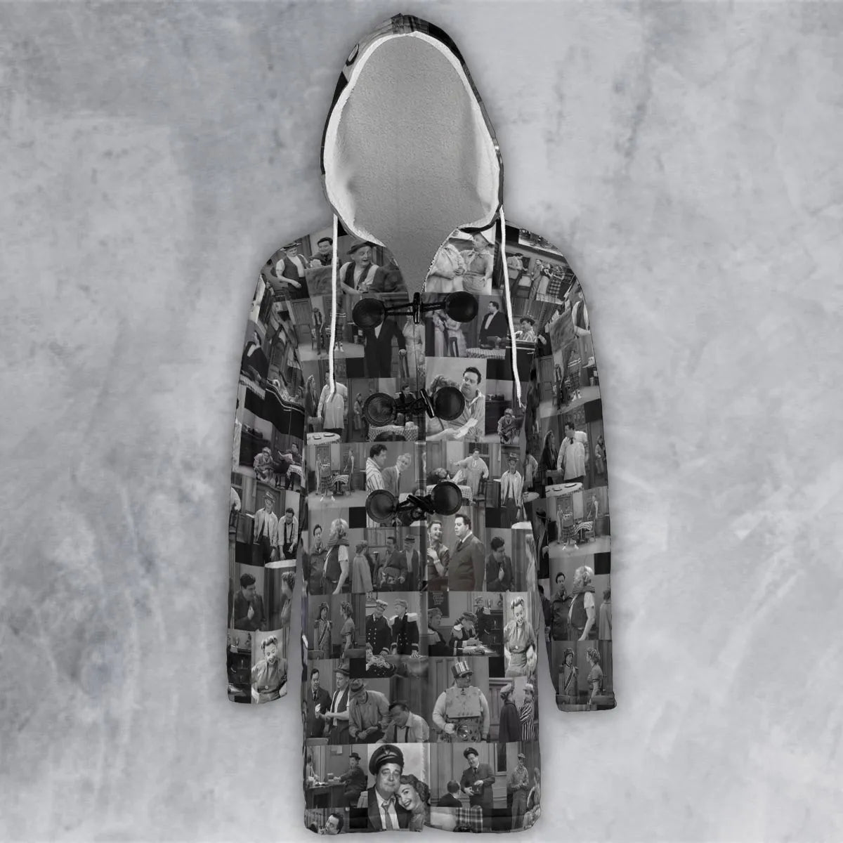 Hooded Cloak Coat - F4CNA9E2