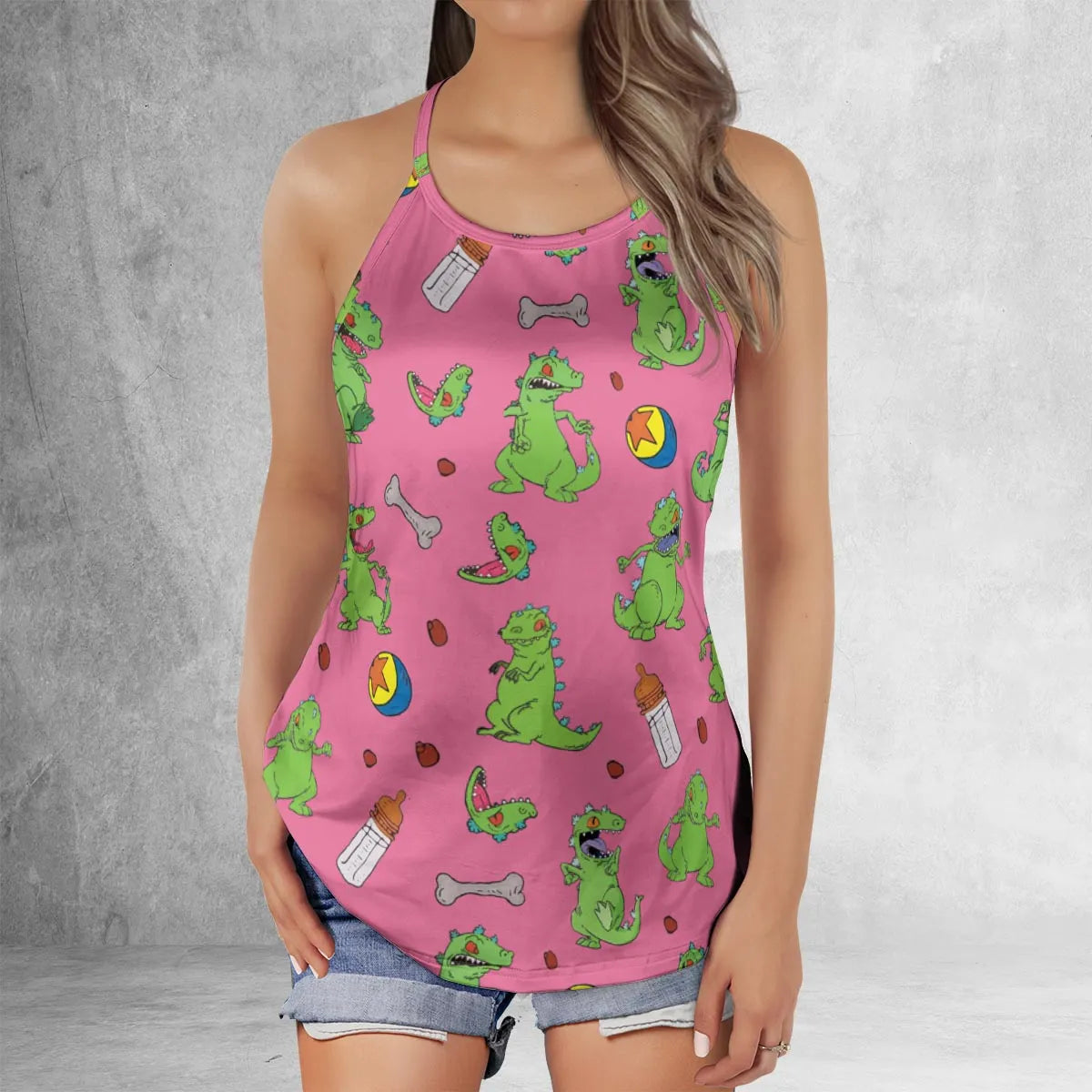 Criss Cross Tank Top - NF9EC5YU