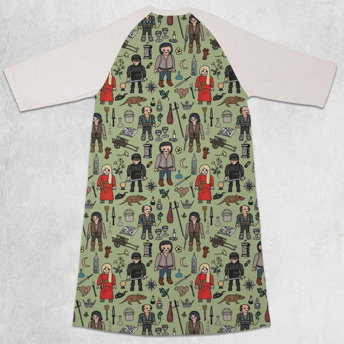 3/4 Sleeve Raglan Dress - XPGYE9AT