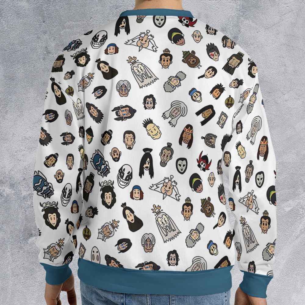 All-over Print Sweatshirt - HNG542QY -  - 2