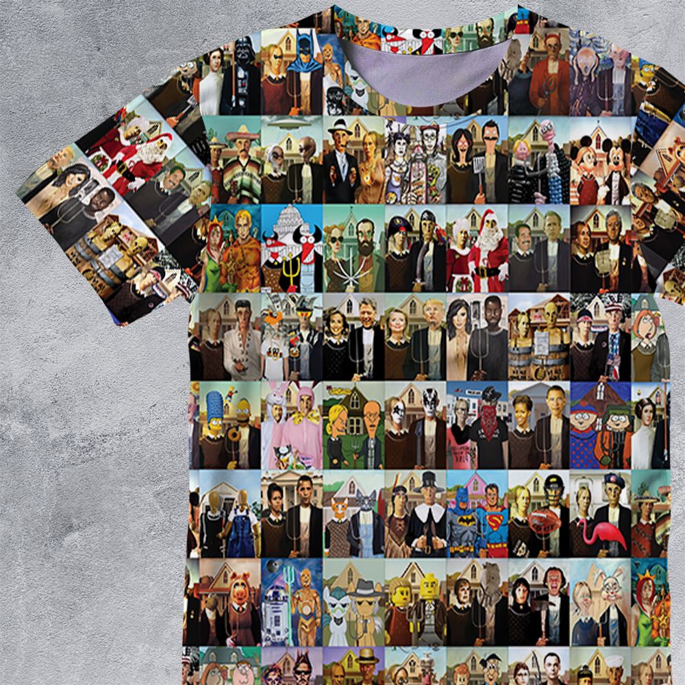 All-Over Print Unisex T-Shirt - JJDW43VU -  - 2