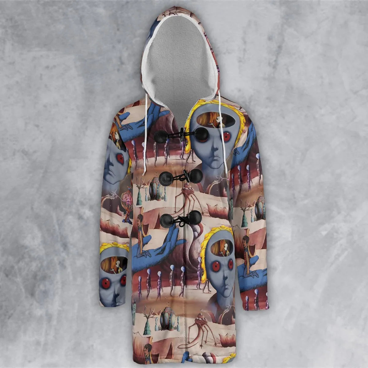 Hooded Cloak Coat - BLMHZMHB
