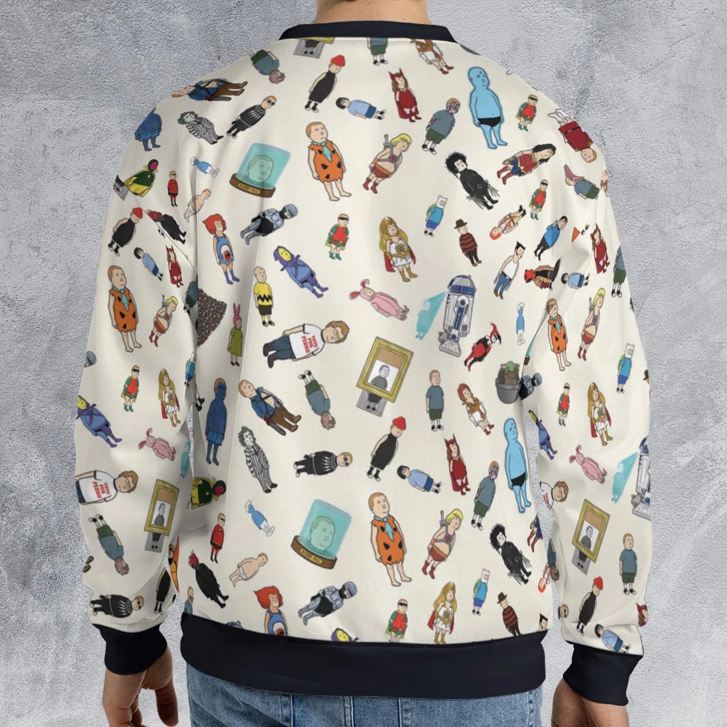 All-over Print Sweatshirt - U3UZB4E3