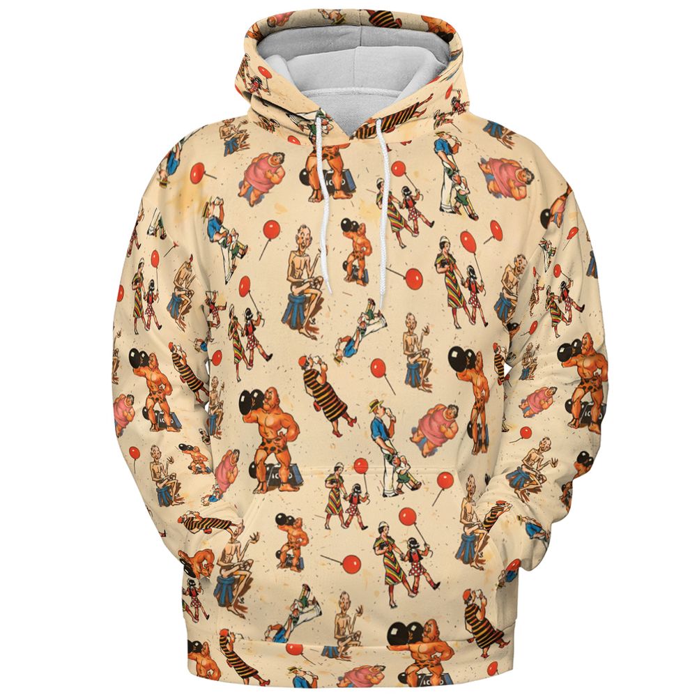 All-over Print Hoodie - 57DCK5PW -  - 2