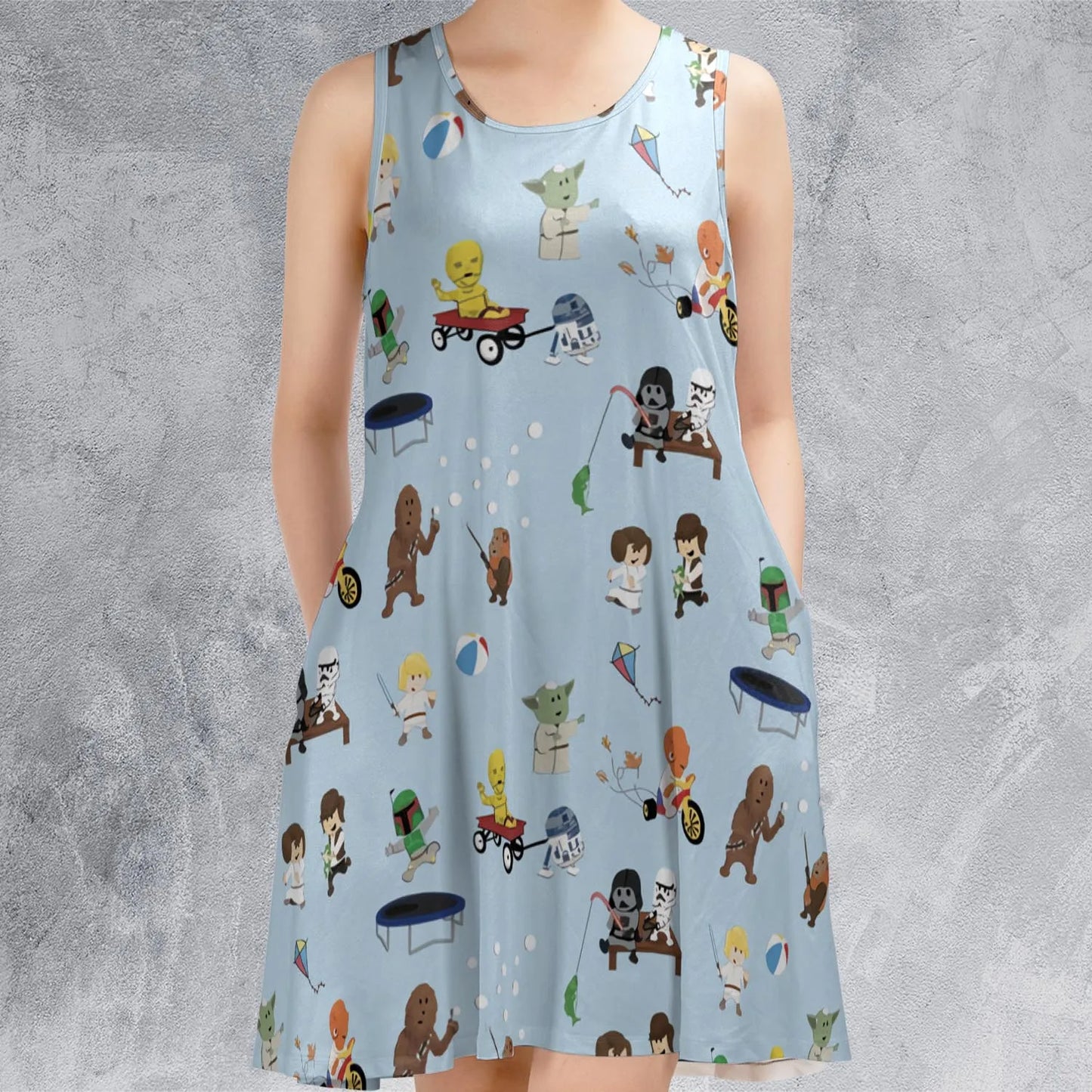 Sleeveless Dress - 5EB2RJ6J
