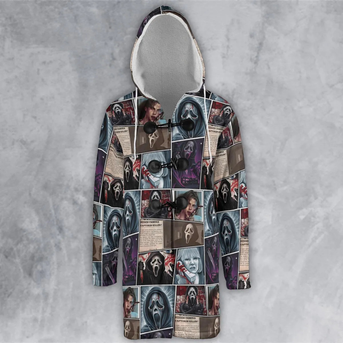 Hooded Cloak Coat - 4TUZYWMH