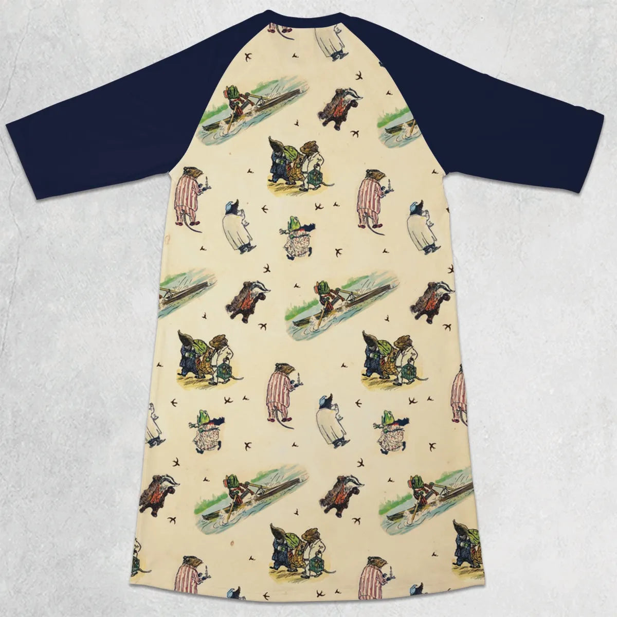 3/4 Sleeve Raglan Dress - YU4D7LRS