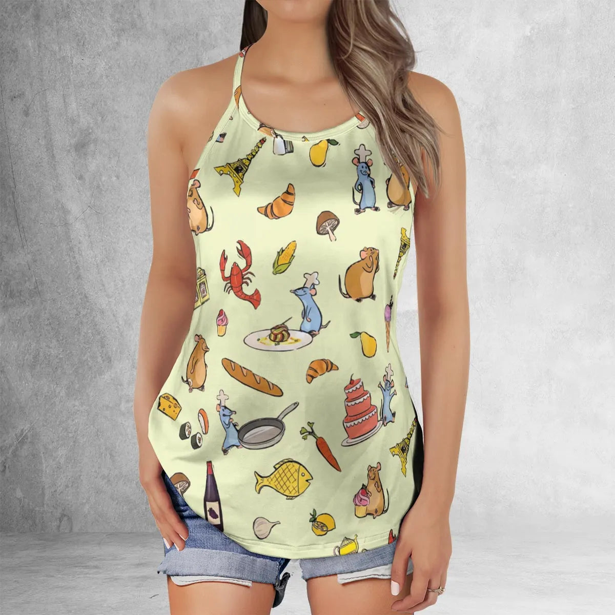 Criss Cross Tank Top - BB8MNHX1