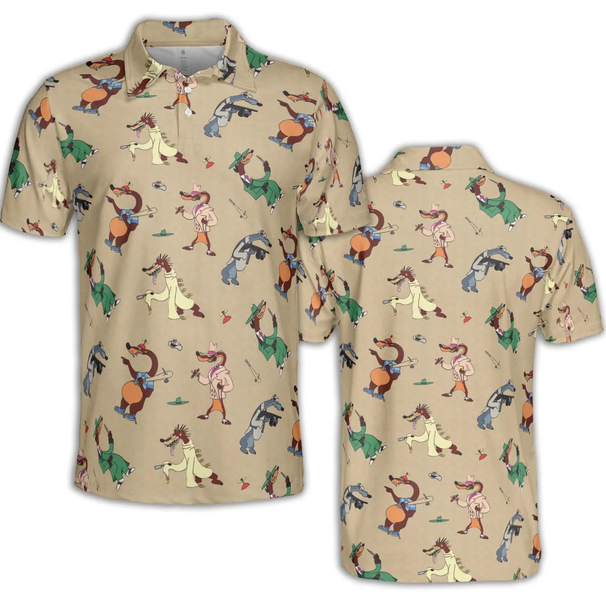 AOP Men/Women Polo Shirt - NABHEGTC