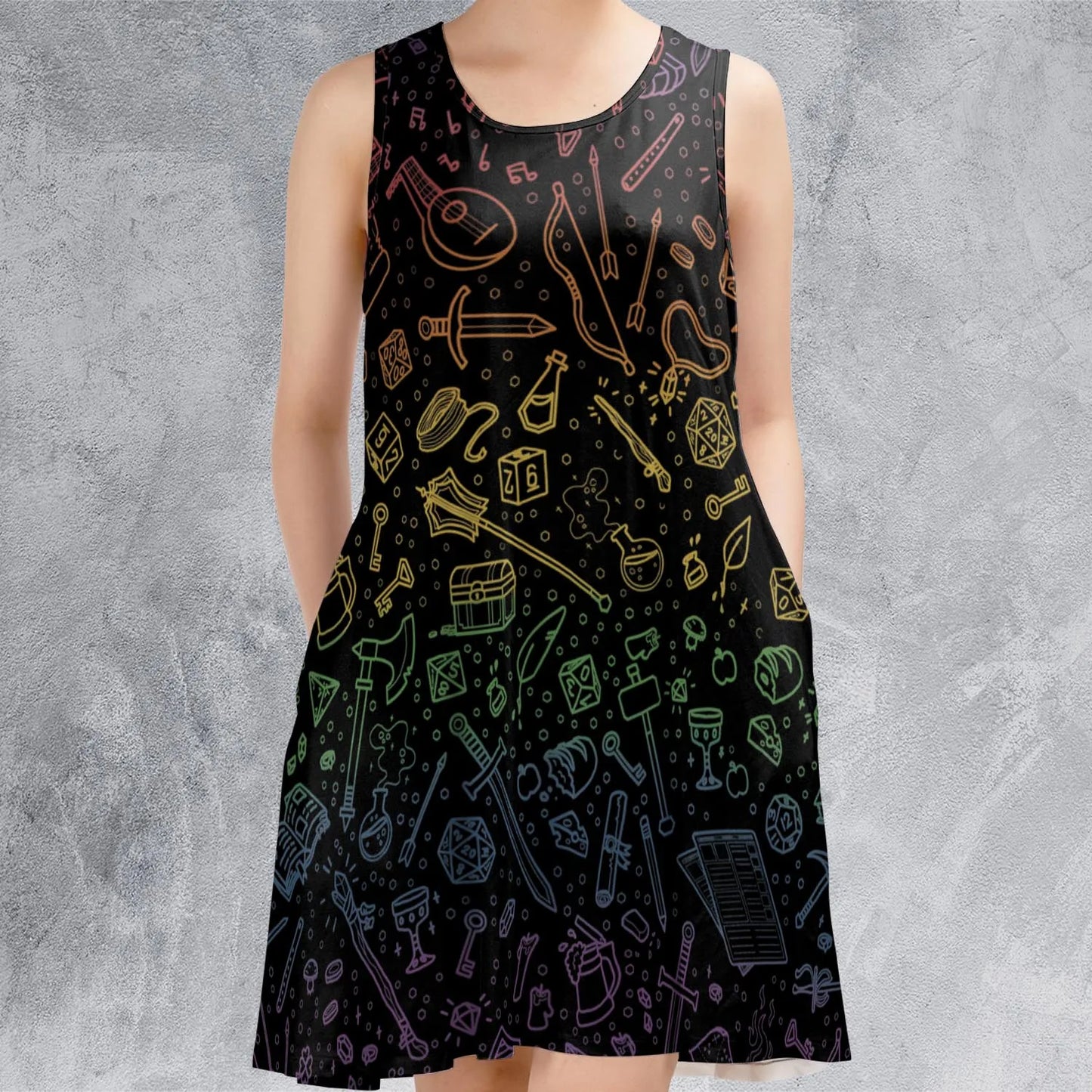 Sleeveless Dress - 1BS4UELF