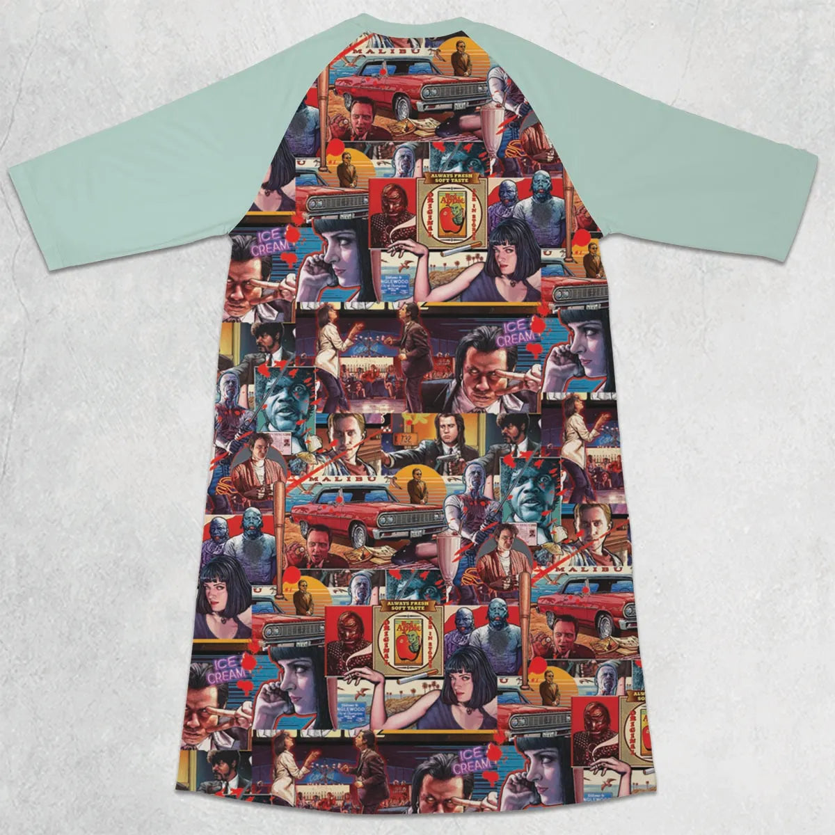 3/4 Sleeve Raglan Dress - Y2PMYA9C