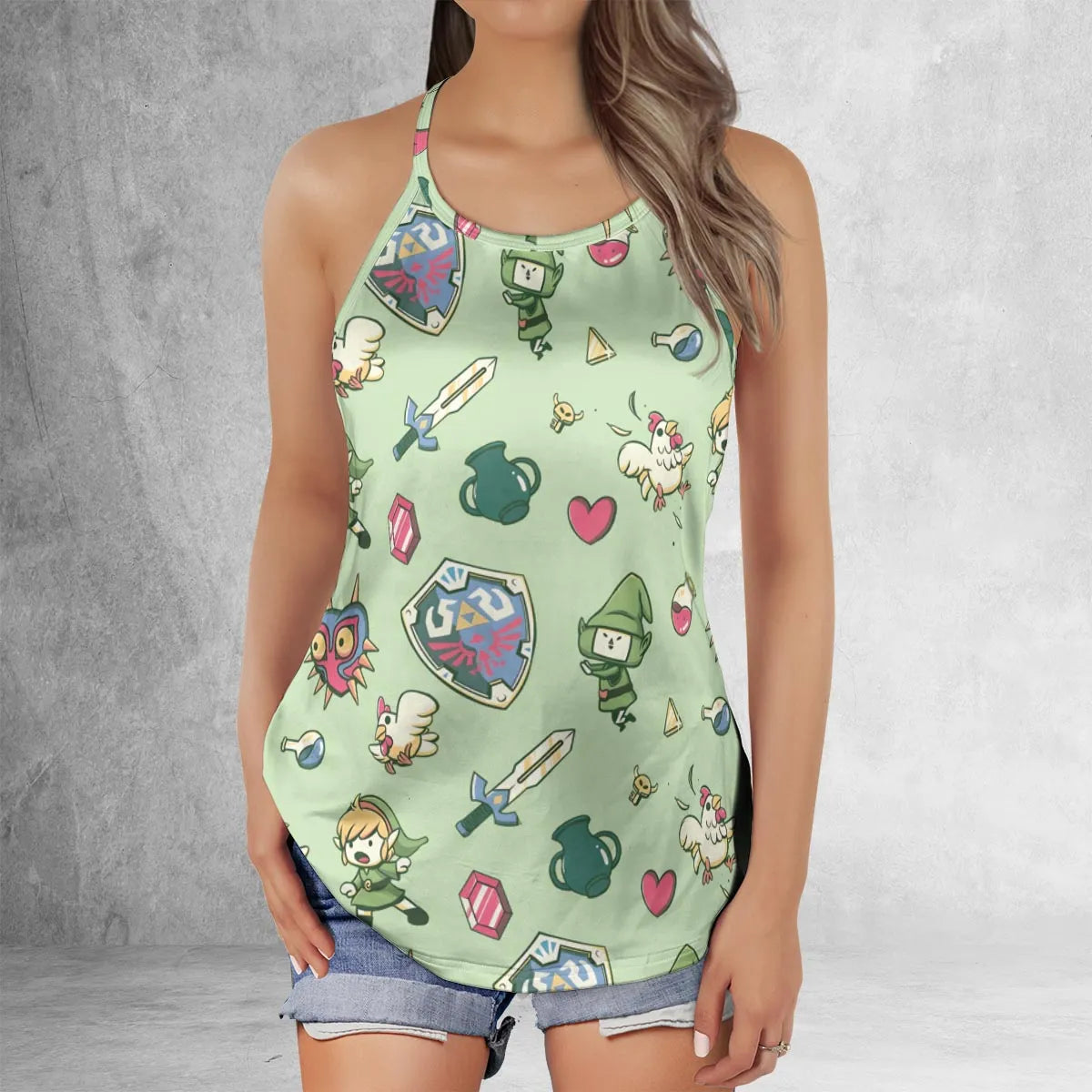 Criss Cross Tank Top - PB7RS9J6