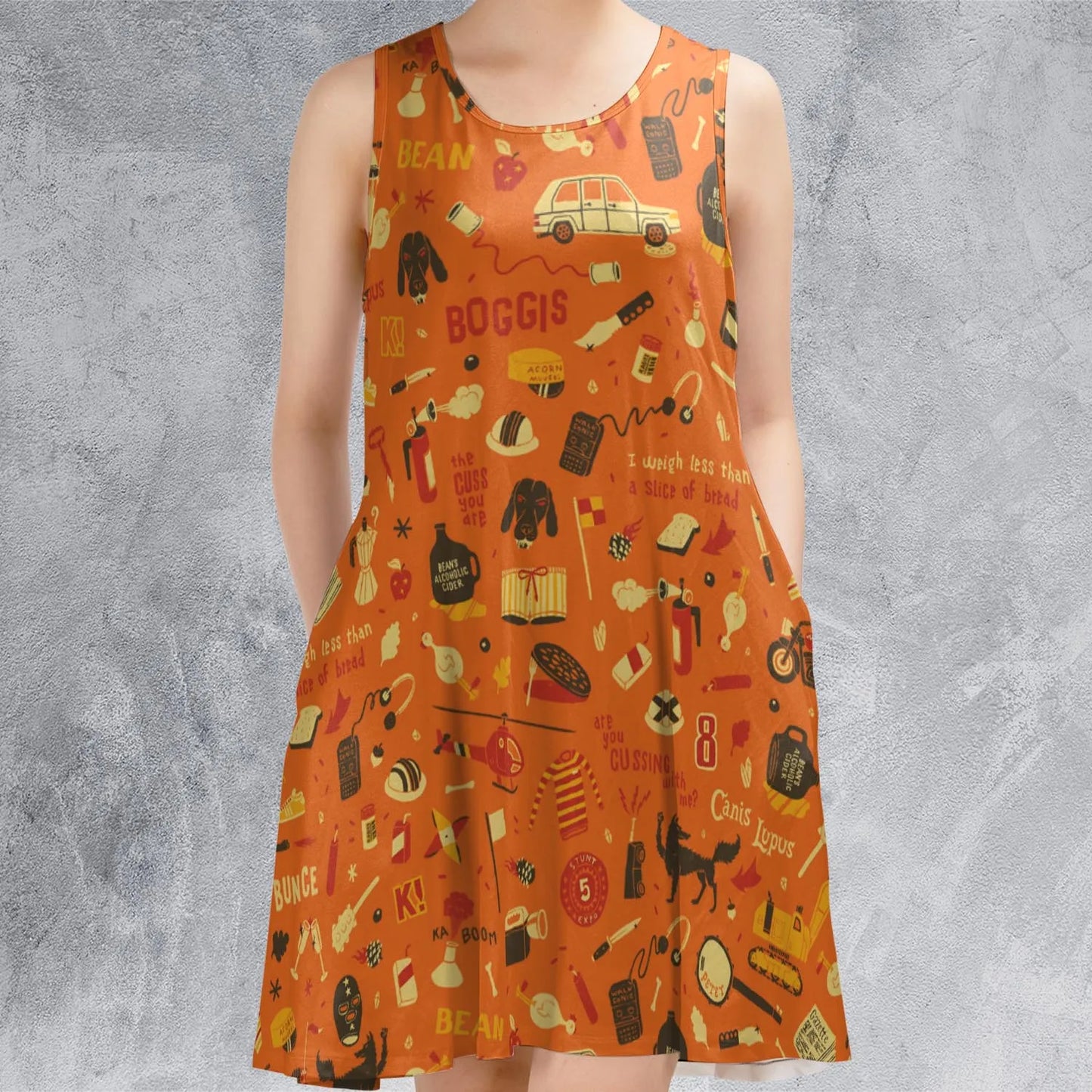 Sleeveless Dress - Q22QRHKQ