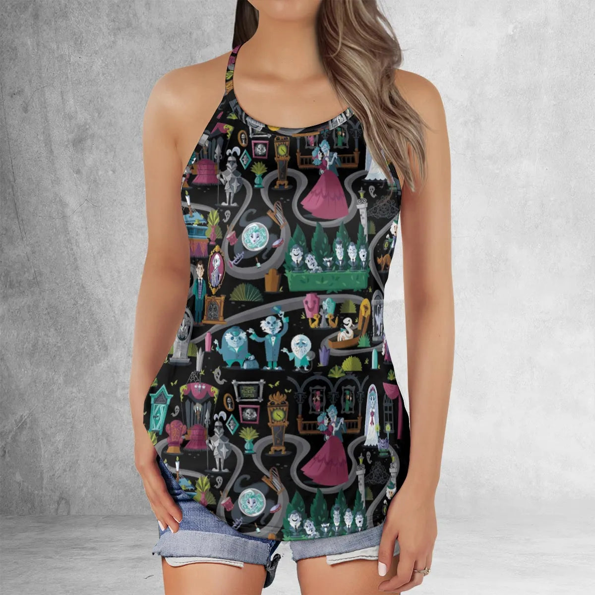 Criss Cross Tank Top - GFA5NR1A