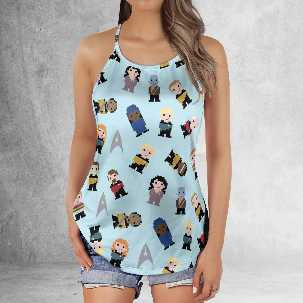 Criss Cross Tank Top - 52FZFQWC